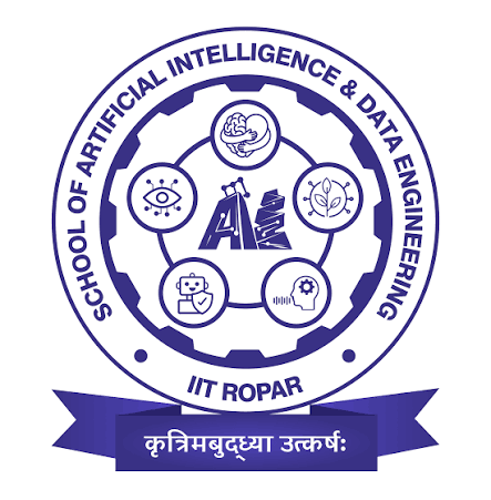 Logo of the School of Artificial Intelligence and Data Engineering, IIT Ropar