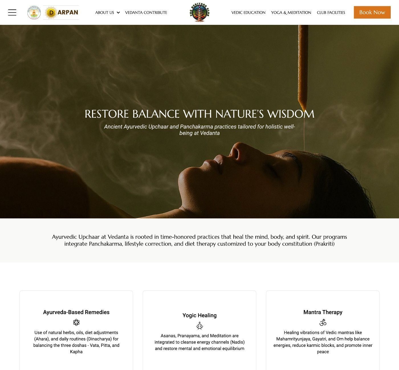 Ayurvedic Upchar programmes