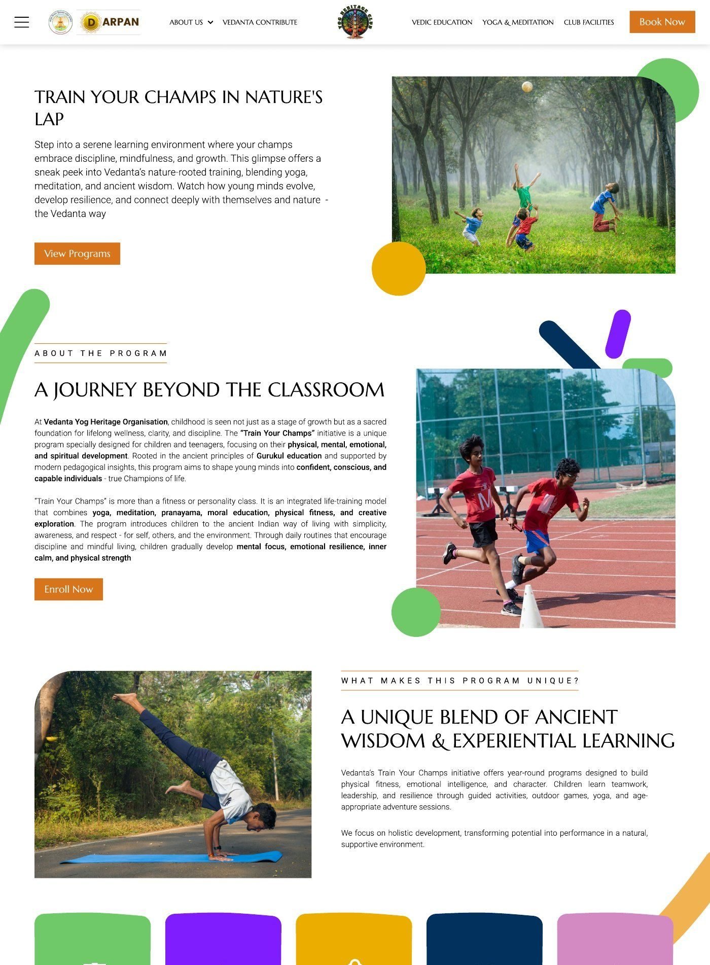 Train Your Champs, a kids programme