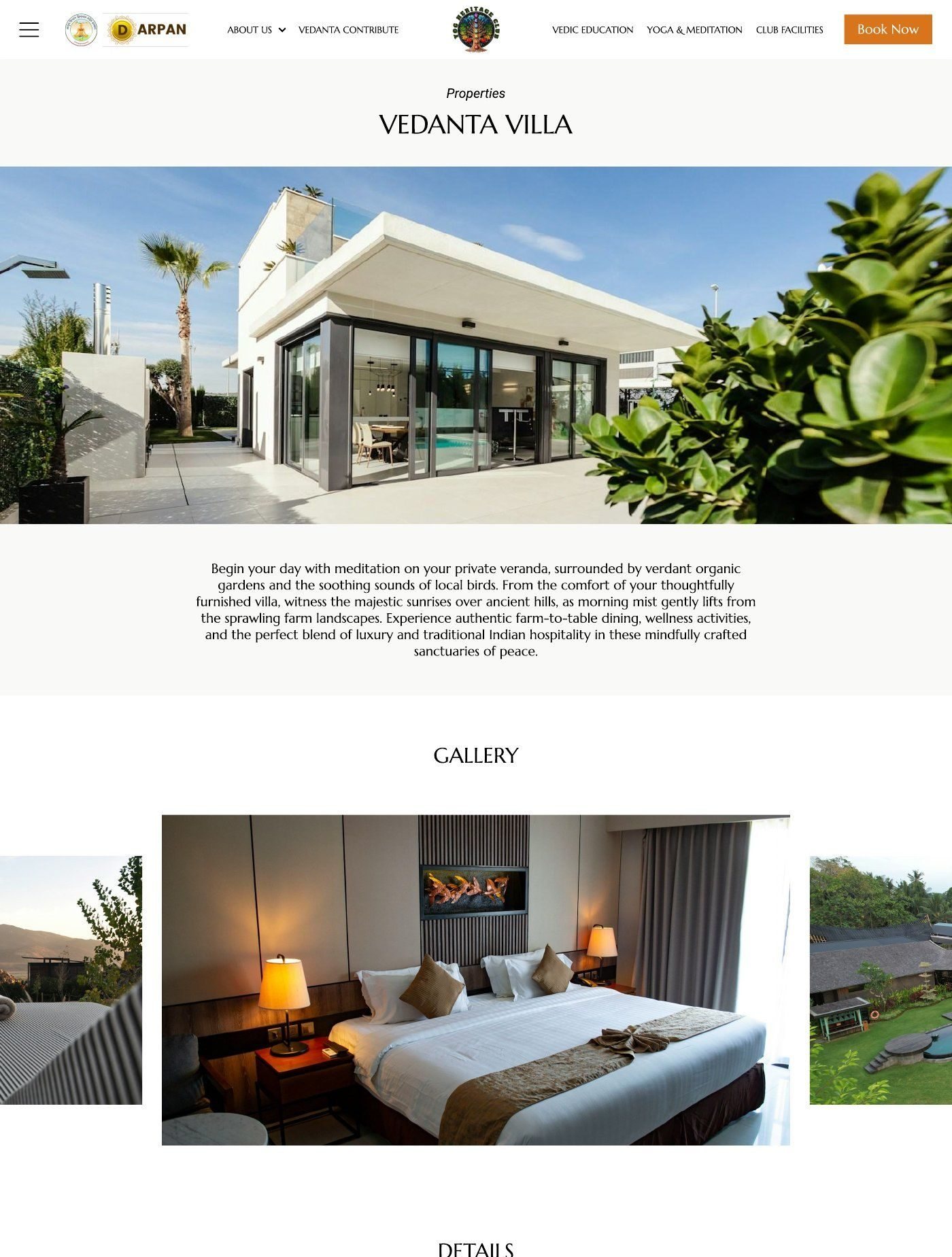 Vedanta Villa property page